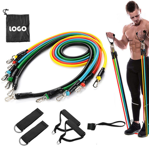 High Quality Gym Exercise <strong>Resistance</strong> Band Stretch Expander <strong>Tube</strong> 11Pcs Elastic Bands <strong>Resistance</strong> <strong>Tube</strong> - Product Image 3