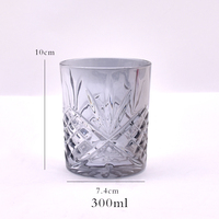 Vente en gros de verres à whisky transparents vintage