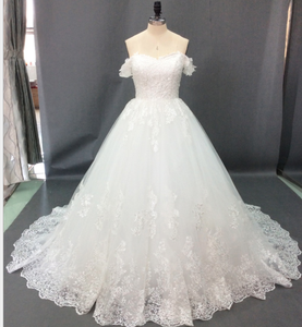 Nuevo Vestido de Novia de Diseñador <span class=keywords><strong>2022</strong></span>, Vestido de Novia de Tul con Hombros Descubiertos, Vestido de Matrimonio - Product Image 3
