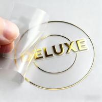 Autocollant de voiture transparent en PVC personnalisé auto-adhésif avec des caractéristiques anti-rayures et imperméables, logo de transfert UV