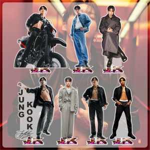 Standee Acrílico Transparente de 15 cm de <span class=keywords><strong>JungKook</strong></span> JK de Bangtan Boys, Ídolo de KPOP, 2025 - Product Image 2