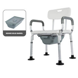 Aluminium Demountable Assembling With Drain Hole for Disableds <strong>Bath</strong> Bench Shower Chair - Product Image 1
