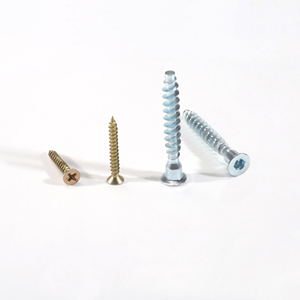Tornillo de ferro métrico de cabeza hexagonal con ranura cruzada Clase 4, resistente, para reparación de muebles, armarios, camas, escritorios y carpintería. - Product Image 2
