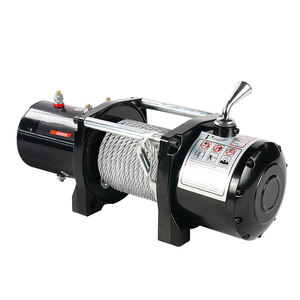 Treuil électrique à <span class=keywords><strong>prix</strong></span> d'usine, treuil électrique à câble en acier pour véhicule, camion, remorquage - Product Image 1