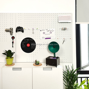 Bloc-notes magnétique vintage pour réfrigérateur, diamètre 30 cm, adhésif effaçable, ruban décoratif, tableau d'affichage pour messages, noir - Product Image 4