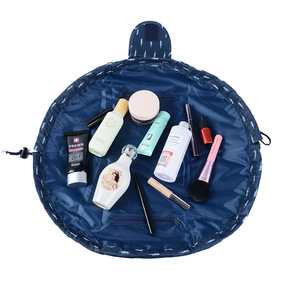 Bags Drawstring Makeup Bag Bag Cosmetic Drawstring Bag Portable Lazy Lady Make Up Storage Bags Large Capacity Traveling Waterproof Polyester Drawstring Cosmetic Makeup Bag