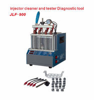 Nettoyeur d'injecteurs de carburant Ourense, analyseur de moteur JLF-900, acier, DC12V, automatique, 4 à 6 cylindres, machine de nettoyage pour voiture