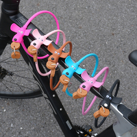 Serrure en silicone de forme animale mignonne pour la serrure extérieure portative de vélo de chien de silicone avec la clé