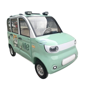 Long Range Lithium Battery Electric <b>Car</b> Cute <b>Mint</b> <b>Green</b> 4-Seater - Product Image 1