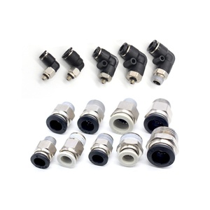 HOFUJNG Copper Nickel-Plated Pc12-04 Straight <b>Quick</b> Pneumatic Tube <b>Connector</b> - Product Image 1