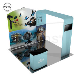 Cabina de exhibición de tela de alta visibilidad de 10 pies, equipo de feria comercial al por mayor con telón de fondo de exposición de productos - Product Image 2