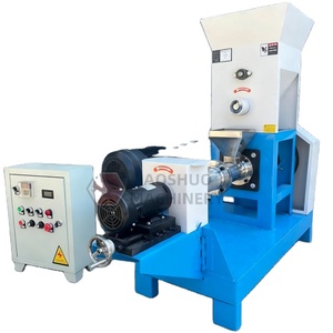 Machine extrudeuse automatique d'aliments pour animaux de compagnie <span class=keywords><strong>en</strong></span> promotion, machine à granulés flottants pour aliments pour poissons, équipement de traitement d'aliments pour lapins - Product Image 1