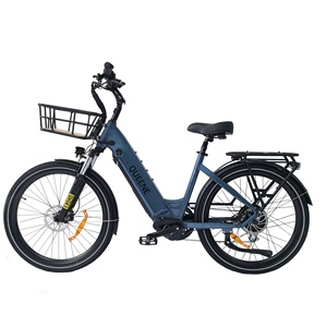 Nueva Bicicleta Eléctrica para Adultos, 26 Pulgadas, Bicicleta Eléctrica Urbana China con Motor y Canasta - Product Image 1