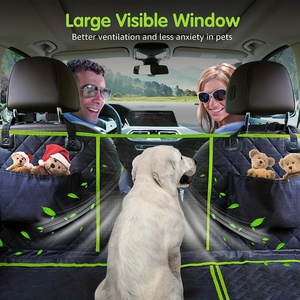 Funda Protectora para Asiento de <span class=keywords><strong>Coche</strong></span> para Perros 6 en 1, 100% Impermeable y Antideslizante, Diseño Mejorado con Malla para Ventana Trasera - Product Image 3