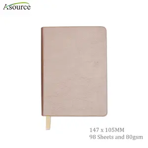 Paper Notebook Metallic Leather Cover Notebook A6 Paper Notebook