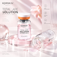 Sérum de soin de la peau en marque privée, sérum lissant hydratant pour le visage, essence à l'acide hyaluronique, ampoules pour les peaux sèches
