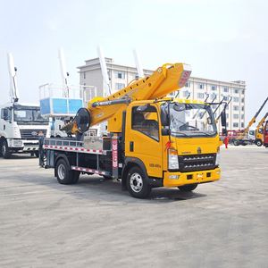 Camion de travail aérien Sinotruk Ho Wo GKS35 Pro, moteur Weichai, entièrement hydraulique, véhicule aérien pour l'entretien des infrastructures extérieures - Product Image 2