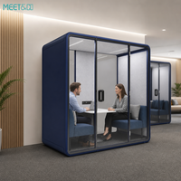 Cabine de bureau insonorisée, cabine de bureau acoustique, cabine de bureau compacte, cabine de bureau individuelle pour 1 personne, idéale pour l'Australie