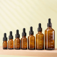 Flacons compte-gouttes en verre ambré de 5 ml à 100 ml, 100 pièces, pour réactifs, gouttes oculaires, aromathérapie, liquides rechargeables, 4 ml, 15 ml, idéaux pour les voyages