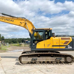 Excavatrice sur chenilles multifonctionnelle d'origine coréenne d'occasion Hyundai HX220HD Moteur Yanmar Haute efficacité Bon roulement de pompe - Product Image 1