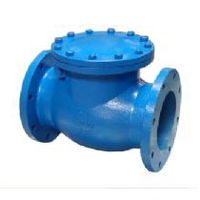Clapet anti-retour en fonte ductile à commande manuelle, type à bride, pour applications à haute température (eau, gaz, huile)
