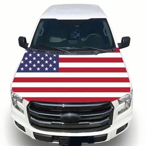 Housse de capot de voiture avec drapeau imprimé numériquement en polyester, vente en gros d'usine 2025, promotionnelle pour tous les pays, livraison rapide - Product Image 5