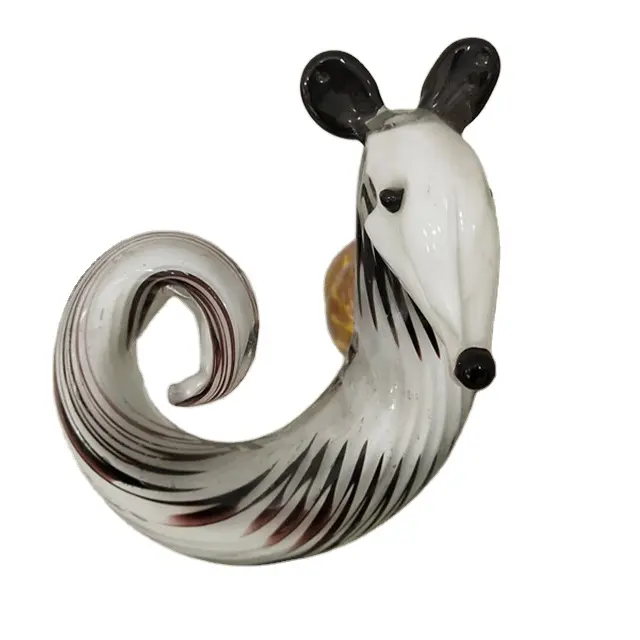 Schwanen form für Kunst handwerk, Tiers chwan form Glas verzierung, schöne farbige Glas chinesische Tier figur