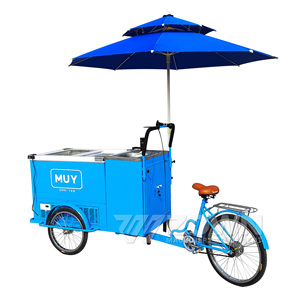 Great Manufacturers Wholesale <b>Small</b> Food Snack Trolley Cart Fast Food Handcart with <b>Wheels</b> - Product Image 2