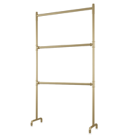 Étagère de rangement pour vêtements à hauteur réglable sur plusieurs niveaux, vente directe d'usine, stable, adaptée aux magasins de vêtements