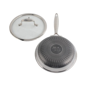 Poêle antiadhésive de 10 pouces avec couvercle en verre trempé et poignée anti-chaleur - Product Image 6