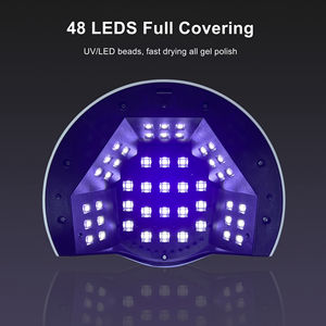 Mode chapeau forme <span class=keywords><strong>SUN</strong></span> L05 220w écran tactile séchage rapide <span class=keywords><strong>tout</strong></span> Gel vernis <span class=keywords><strong>48</strong></span> perles manucure pédicure UV LED colle à ongles lampe de polymérisation - Product Image 5