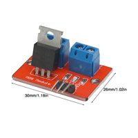 IRF520 MOSFET Driver Module MOSFET Button Drive pour MCU ARM Raspberry PI IRF520 Driver Module MOSFET Transistor Driver Module