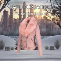 Chaqueta Corta de Gamuza Genuina para Mujer, Otoño/Invierno, con Capucha, Color Sólido, Manga Larga, Diseño a Cuadros