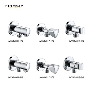 Pinebay Chất lượng cao nhà vệ sinh vật liệu nhanh chóng mở van góc với lõi đồng mạ OEM 1/2 "-3/8" đa chức năng - Product Image 6