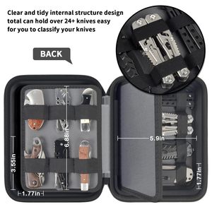 Dao Bỏ Túi Hiển Thị Trường Hợp 24 + Gấp Dao Bộ Sưu Tập Lưu Trữ Tổ Chức Chủ Nhỏ Dao Bảo Vệ Hộp - Product Image 4