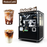 Distributeur automatique de café commercial, robot café pour centre commercial, aéroport, métro