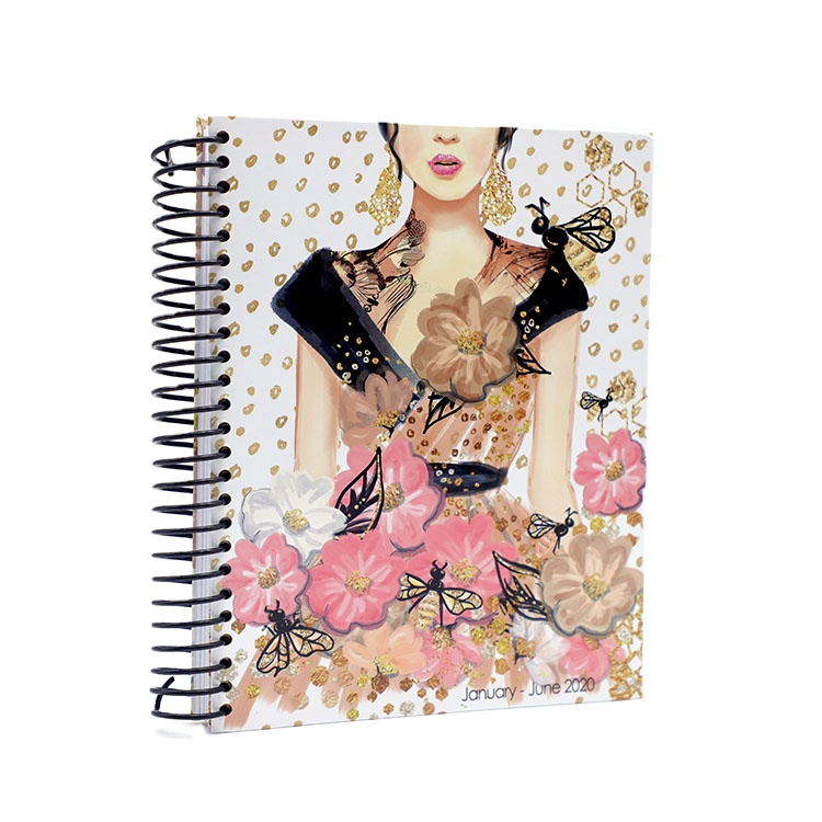 Китайская фабрика, дешевая цветная Жесткая обложка для печати на спирали, блокнот/Планировщик/Журнал/ежедневник
