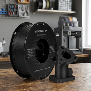 Filament d'imprimante 3D en nylon renforcé de fibres de carbone Tinmorry PA6-CF 5%, 1,75 mm, 1 kg/bobine - Product Image 3