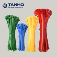 Attaches-câbles réutilisables TANHO 8 pouces, usage industriel intensif, résistant aux UV, attaches-câbles en nylon colorées, modèle 5*150