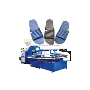 Roterende Plastic Pcu Schoenen Slipper Sandaal Flip Flop Maken Pvc Injectie Machine Lage Prijs Sandaal Maken Machine