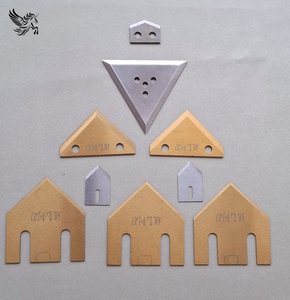 Lưỡi dao công nghiệp của máy phủ lớp, làm bằng thép vonfram, hình tam giác và tuyến tính, có thể tùy chỉnh - Product Image 1