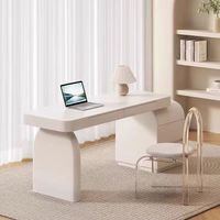 Belle conception française crème Style Table d'ordinateur bureau de travail moderne bureau en bois pour bureau à domicile