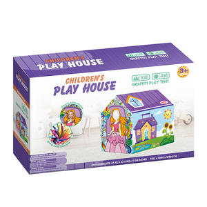 Juguete deportivo <span class=keywords><strong>para</strong></span> interiores DIY, pigmento lavable, Garabato <span class=keywords><strong>para</strong></span> niños, tienda de campaña, material de tela inspirado en garabatos de dinosaurios <span class=keywords><strong>para</strong></span> niños y niñas - Product Image 2