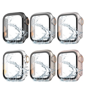 Nuova Pellicola Impermeabile Rinforzata + Custodia Integrata 40mm 45mm Trasformabile in Ultra <span class=keywords><strong>Watch</strong></span>, Custodia Protettiva per <span class=keywords><strong>Apple</strong></span> <span class=keywords><strong>Watch</strong></span> 8 7 6 <span class=keywords><strong>5</strong></span> - Product Image 1