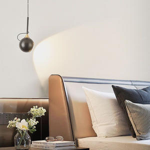 Lámpara Colgante LED de Hierro Moderna, Lujosa y Minimalista, Ajustable en Altura, Giratoria 180 cm, para Dormitorio o Barra de Bar - Product Image 2