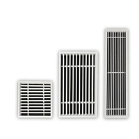Diffuseur d'air linéaire en alliage d'aluminium, grille de ventilation de plafond industrielle moderne, réglable et durable, idéal pour les systèmes CVC