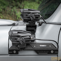 Support de système d'éclairage latéral de capot OMU Genesis pour JEEP WRANGLER JL, support de lumière pour montant A, pièces auto 4x4
