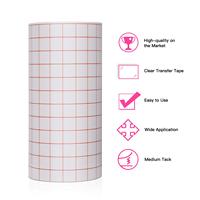 Cinta de papel de transferencia de vinilo transparente, vinilo autoadhesivo para señal, calcomanía para puertas y ventanas de pared