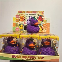 Canard en Peluche Anti-Stress en Forme de Fruit (Ananas, Raisin, Citrouille) – Jouet de Décompression Doux à Presser – Vente en Gros – Cadeau Fidget pour Enfants et Adultes