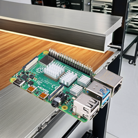 Disipador de Calor para Raspberry Pi 4 Modelo B, Serie 6000, Perfiles de Aleación de Aluminio Extruido, Servicios CNC Cuadrados - Doblado y Perforación